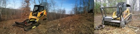 Land & Lot Clearing Experts Cumming GA | Chipper Trees LLC - Mower_photo_collage